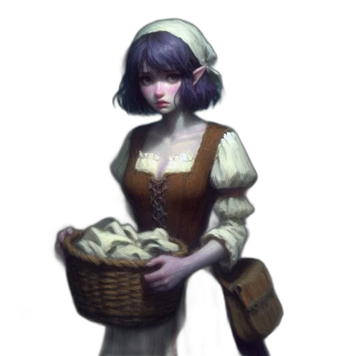 staff, dress, face, mask transparent PNG cut-out