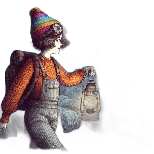 jacket, robot, bottle, hat transparent PNG cut-out