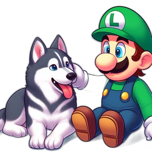 animal, pixel art, concept art, watercolor transparent PNG cut-out