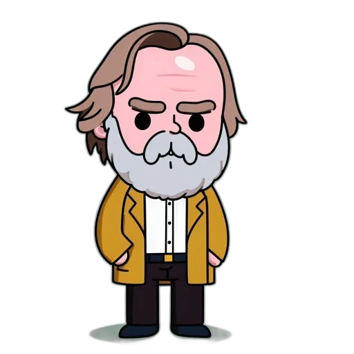hair, face, cartoon, pixel art transparent PNG cut-out