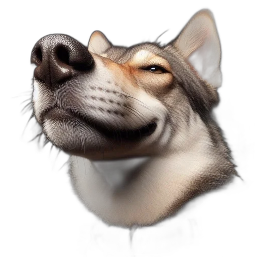 face, staff, animal, creature transparent PNG cut-out
