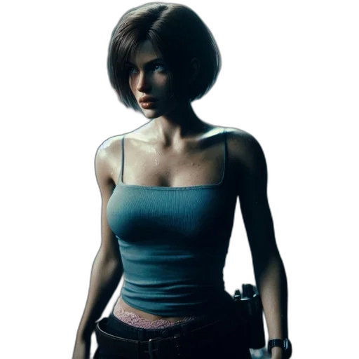 dress, robot, weapon, concept art transparent PNG cut-out
