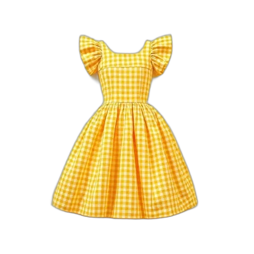 dress, 3d render, golden, image transparent PNG cut-out