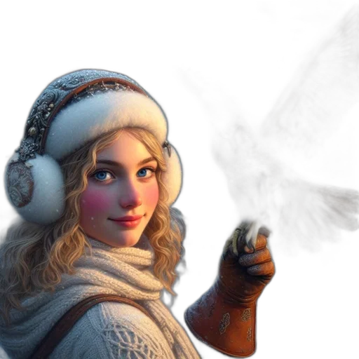 staff, hat, weapon, face transparent PNG cut-out