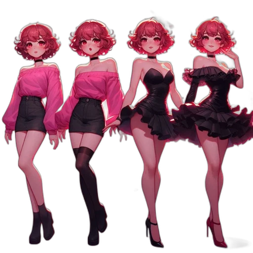 dress, concept art, 3d render, fantasy art transparent PNG cut-out