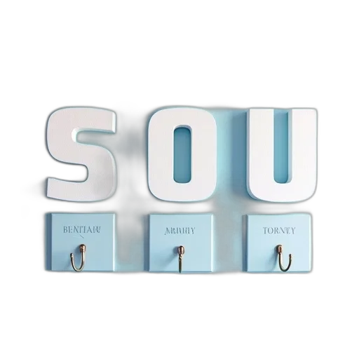 3d render, blue, three, wall transparent PNG cut-out