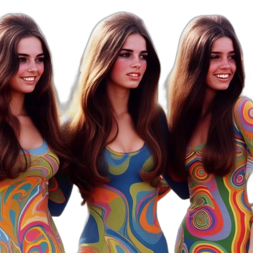 dress, hair, photorealistic, oil painting transparent PNG cut-out