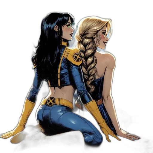 comic book art, concept art, fantasy art, cartoon transparent PNG cut-out