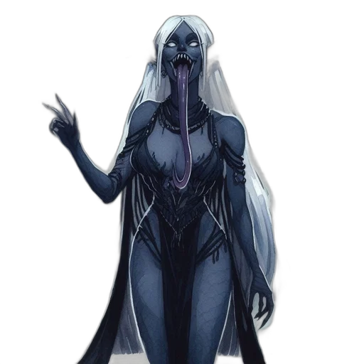 creature, dress, concept art, fantasy art transparent PNG cut-out