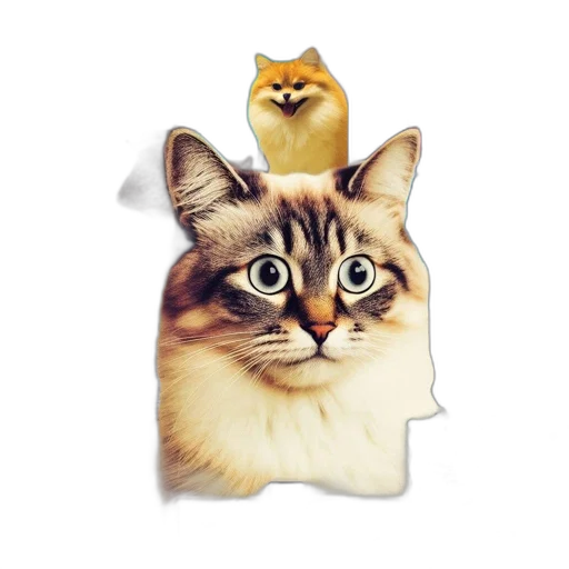 animal, dress, creature, photorealistic transparent PNG cut-out