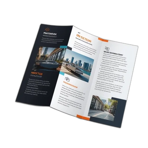 black, white, brochure, blue transparent PNG cut-out