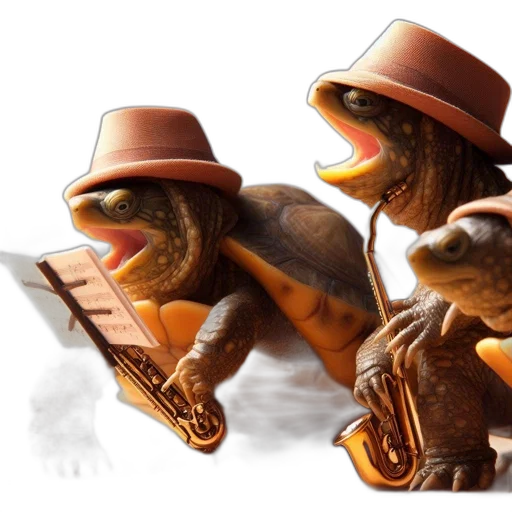 hat, animal, concept art, 3d render transparent PNG cut-out