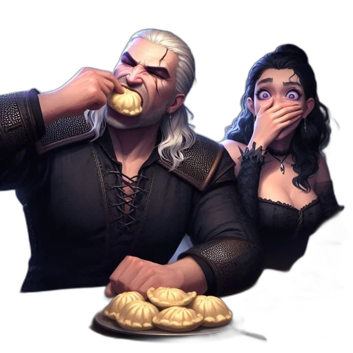food, mask, face, concept art transparent PNG cut-out