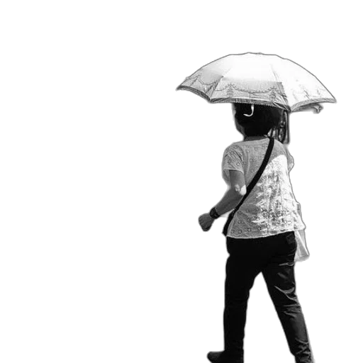 umbrella, jacket, hat, mask transparent PNG cut-out