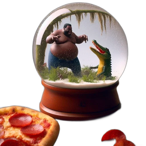 food, creature, 3d render, concept art transparent PNG cut-out