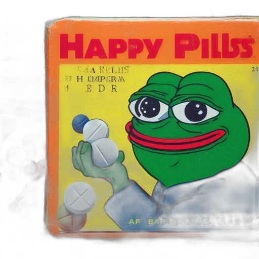 package, happy, pills, featuring transparent PNG cut-out