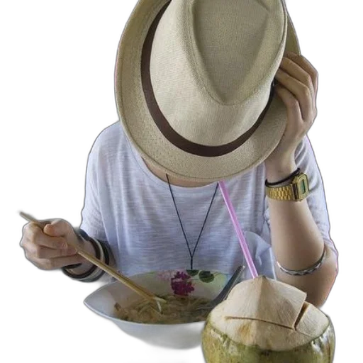 hat, jewelry, staff, mask transparent PNG cut-out