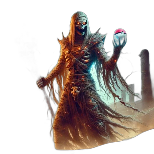 mask, creature, dress, concept art transparent PNG cut-out