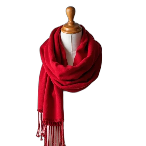 red, mannequin, dressed, white transparent PNG cut-out