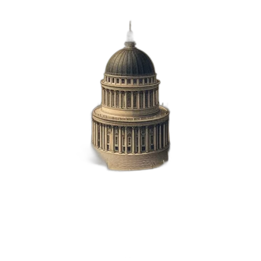 building, hat, crown, weapon transparent PNG cut-out