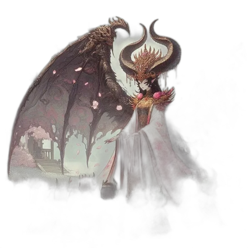dragon, creature, concept art, fantasy art transparent PNG cut-out