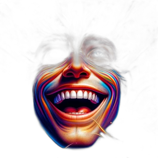 face, mask, creature, hair transparent PNG cut-out