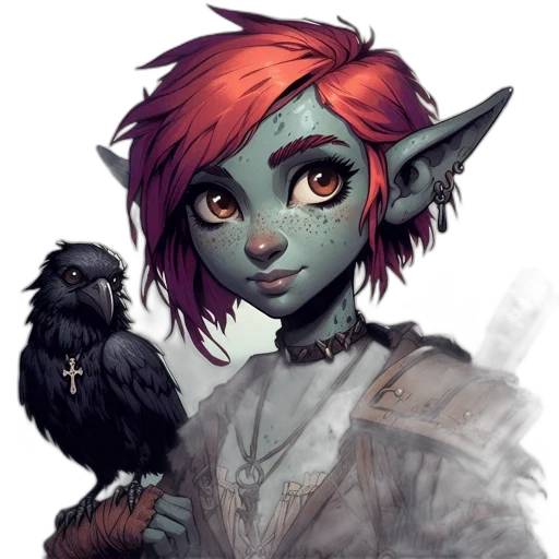 staff, creature, fantasy art, concept art transparent PNG cut-out