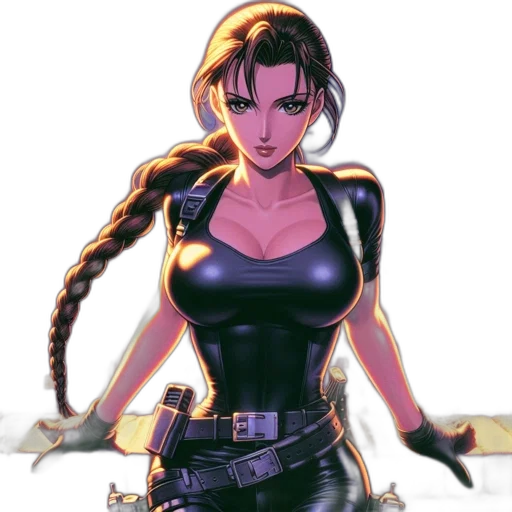 weapon, comic book art, concept art, cyberpunk transparent PNG cut-out
