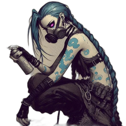 robot, mask, cyberpunk, concept art transparent PNG cut-out