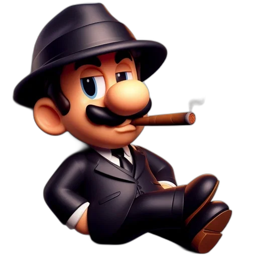 staff, hat, face, animal transparent PNG cut-out