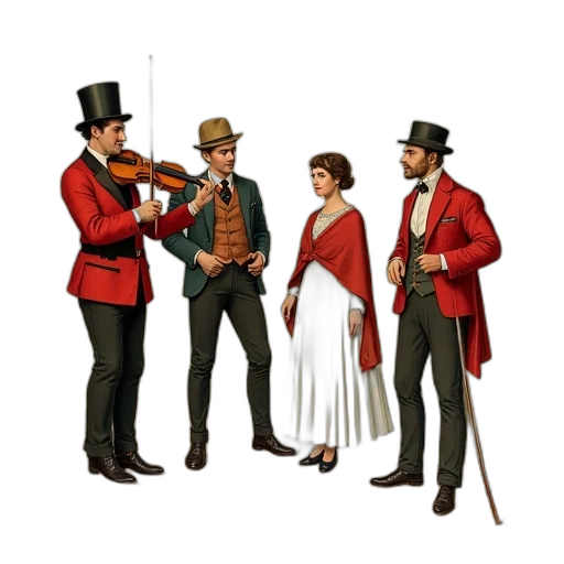 staff, hat, concept art, 3d render transparent PNG cut-out