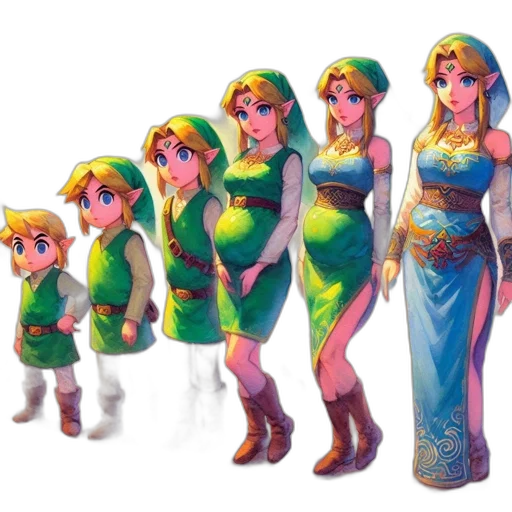 dress, crown, concept art, pixel art transparent PNG cut-out
