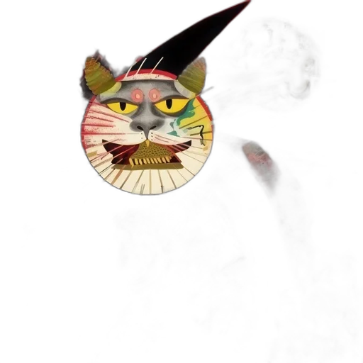 staff, mask, animal, hat transparent PNG cut-out