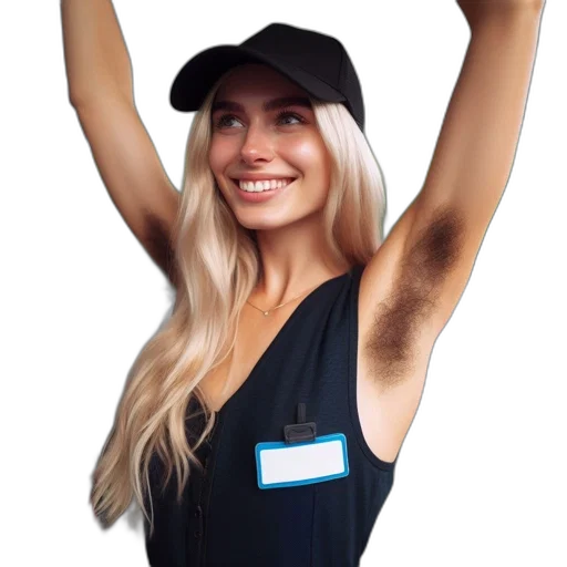 staff, dress, hair, hat transparent PNG cut-out