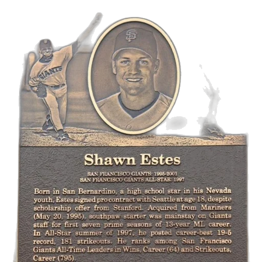 staff, shawn, estes, baseball transparent PNG cut-out