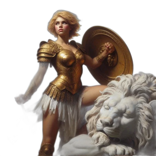 fantasy art, concept art, comic book art, oil painting transparent PNG cut-out
