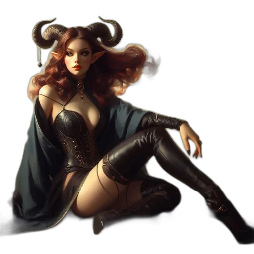 fantasy art, concept art, comic book art, photorealistic transparent PNG cut-out
