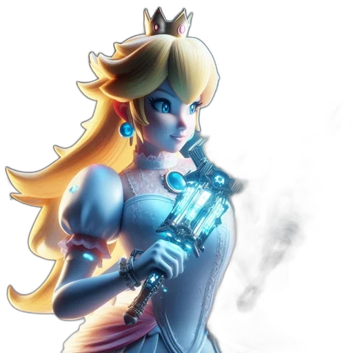 crown, robot, weapon, dress transparent PNG cut-out