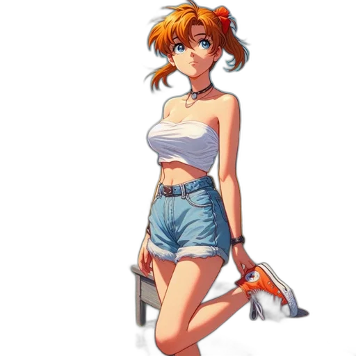 dress, staff, weapon, robot transparent PNG cut-out