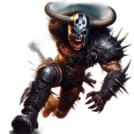fantasy art, concept art, formidable, warrior transparent PNG cut-out
