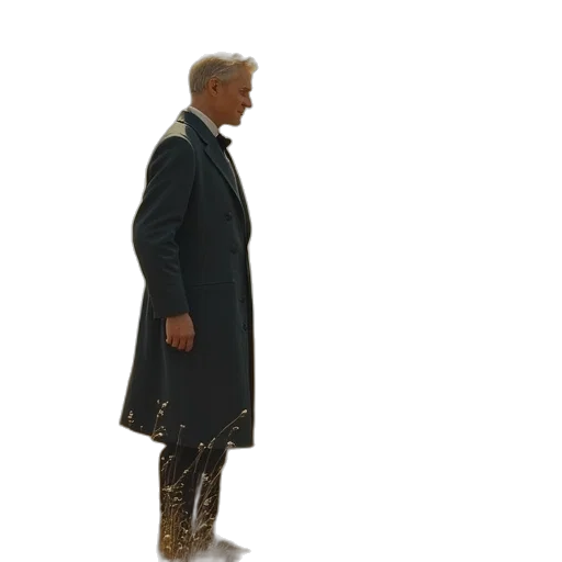 jacket, staff, umbrella, shoes transparent PNG cut-out