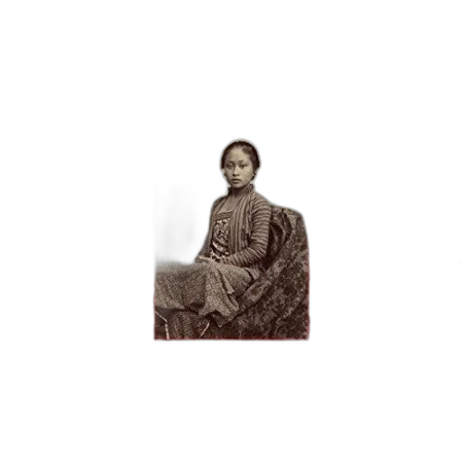 dress, staff, face, photorealistic transparent PNG cut-out