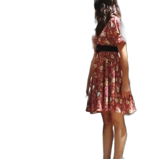 dress, shoes, jewelry, staff transparent PNG cut-out