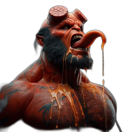 food, creature, face, animal transparent PNG cut-out