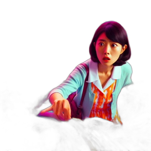 jacket, face, concept art, 3d render transparent PNG cut-out