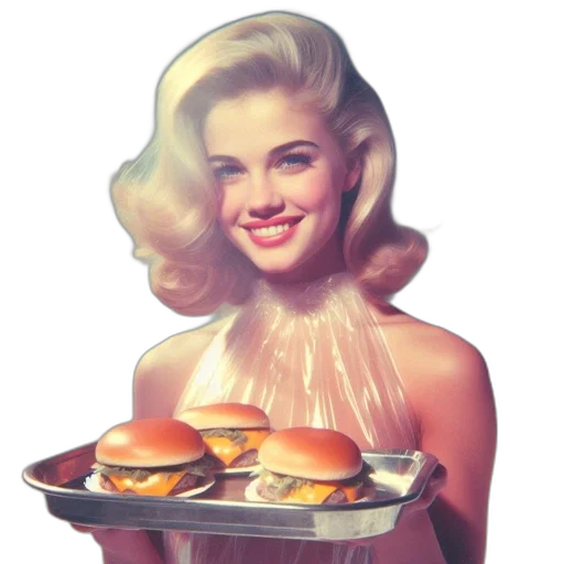 food, dress, face, robot transparent PNG cut-out