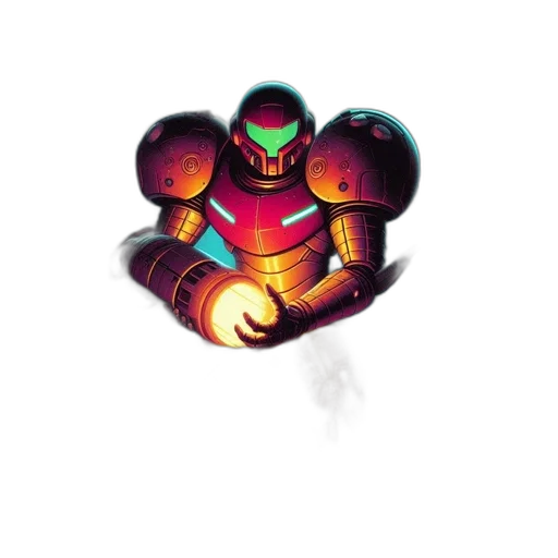 robot, creature, weapon, mask transparent PNG cut-out