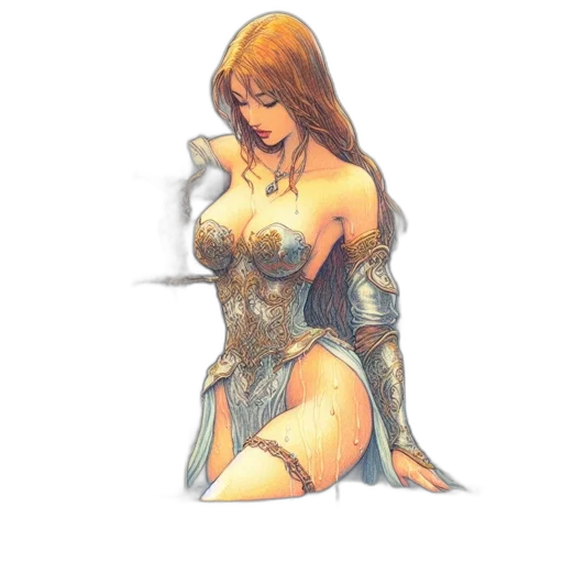 dress, sword, weapon, staff transparent PNG cut-out