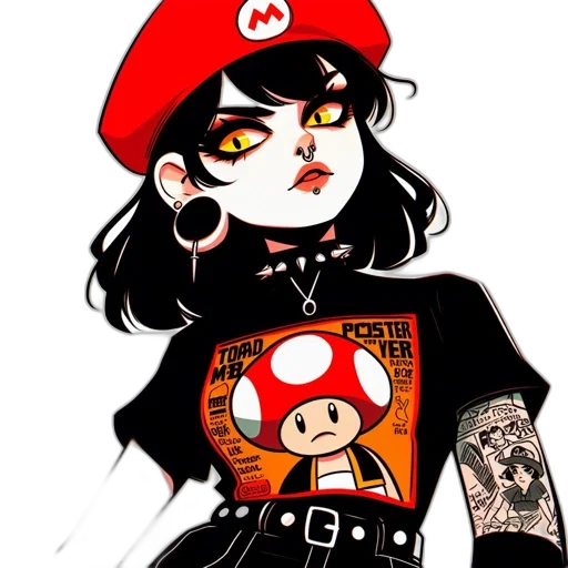 hat, dress, staff, cartoon transparent PNG cut-out