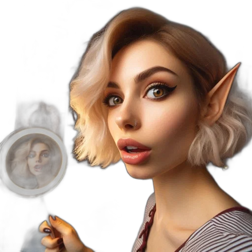 face, staff, jewelry, mask transparent PNG cut-out